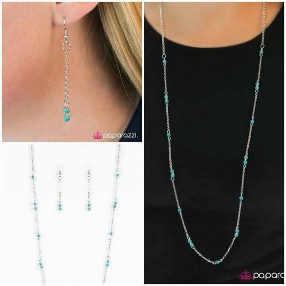 Paparazzi Long Necklace and Earring Set - Picture 3 of 3